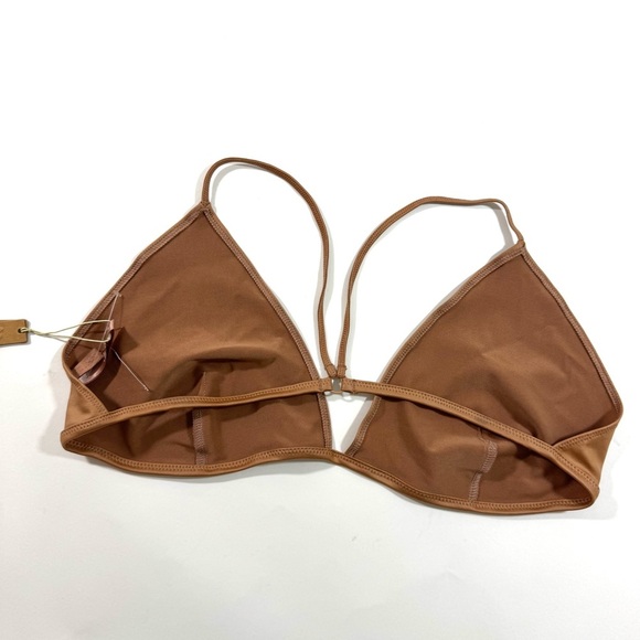 New DAMAGED Skims Swim Wet Jersey Triangle Bra Top - Picture 2 of 6